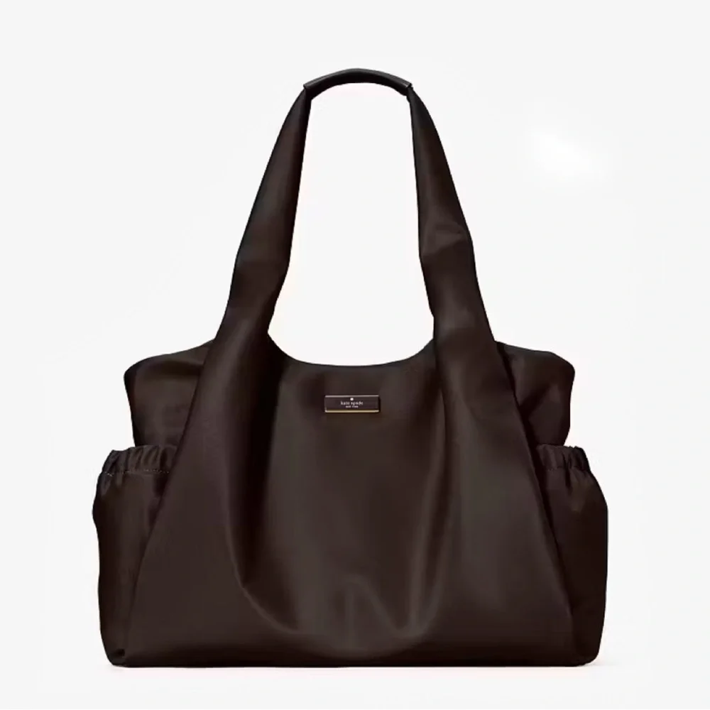 ♠️Kate Spade Carter Nylon Large Baby Bag Babybag, Hot Fudge Brown NEW NWT
